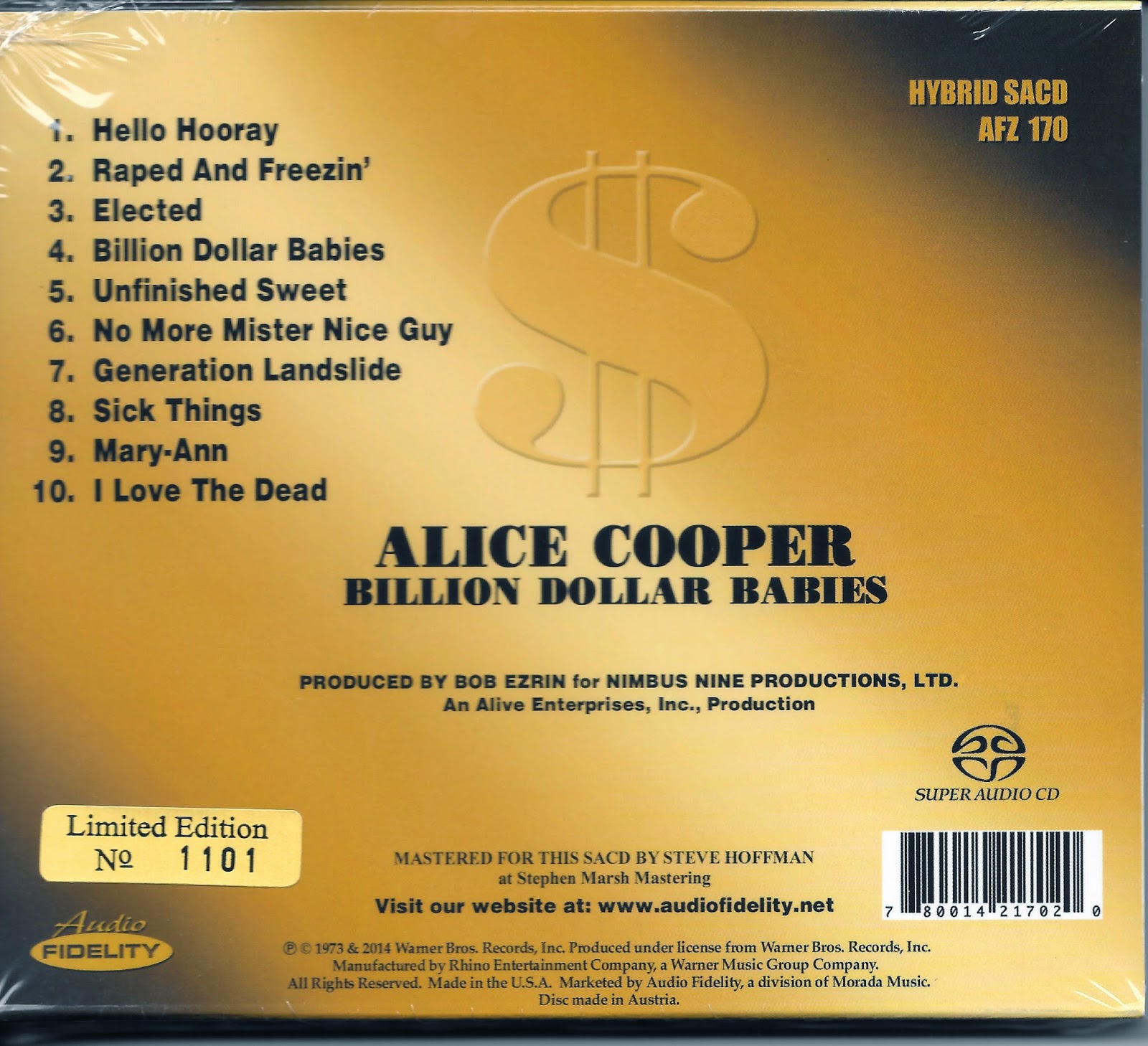 Mr billion. Alice Cooper billion Dollar Babies 1973. Классика рока на SACD. Alice Cooper billion Dollar Babies 1973 Deluxe Edition.